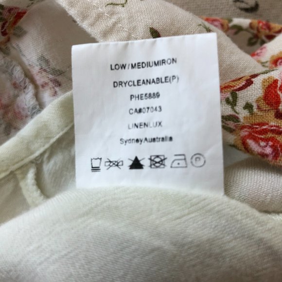 Floral Mini Linen Sundress - Picture 8 of 9